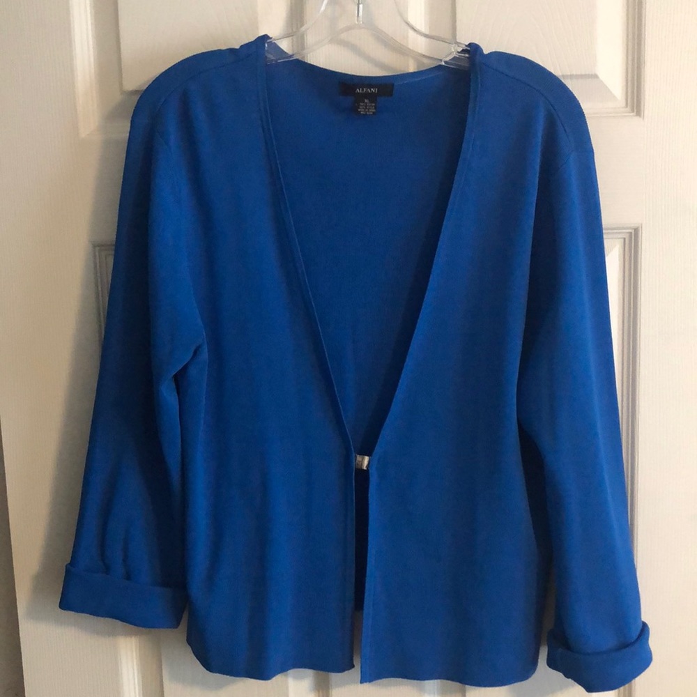 Alfani Blue Cardigan